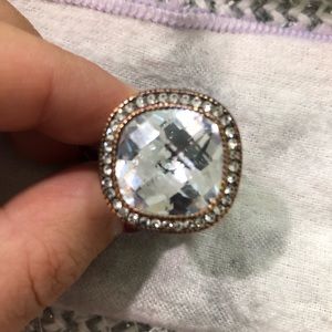 Statement costume jewelry ring